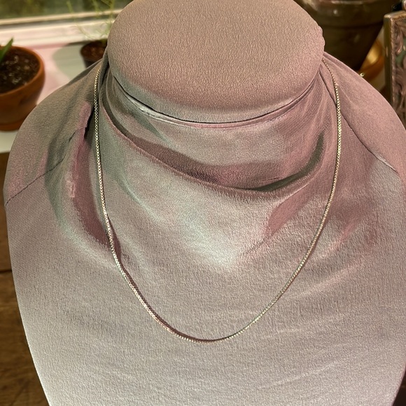 GBL Vintage Italian Sterling Silver Box Chain, 18.5 Inches - Picture 13 of 16